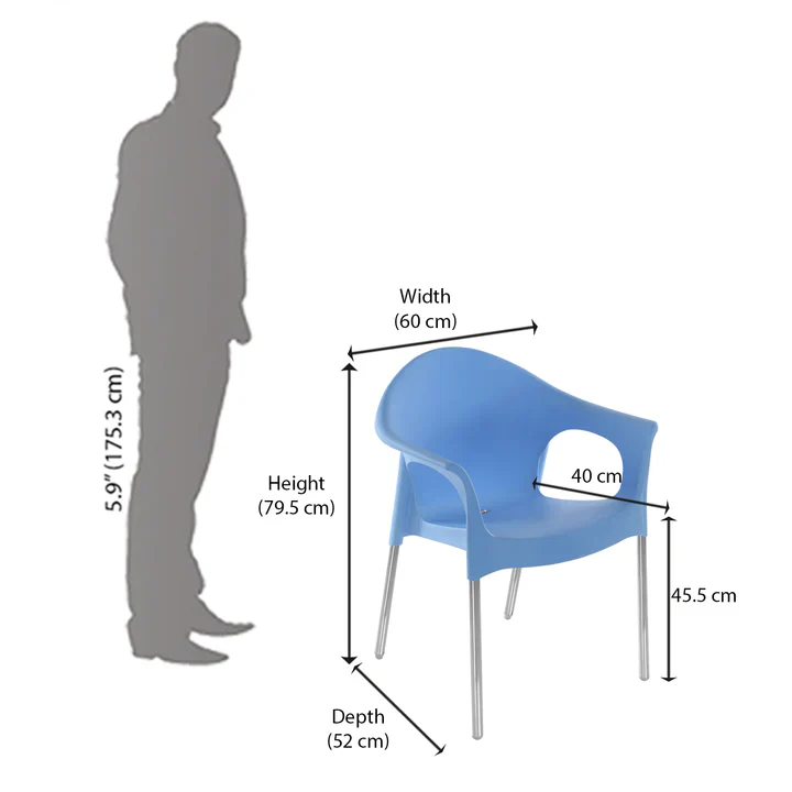 Novella 09 Cafeteria Chair with Stainless Steel Legs01