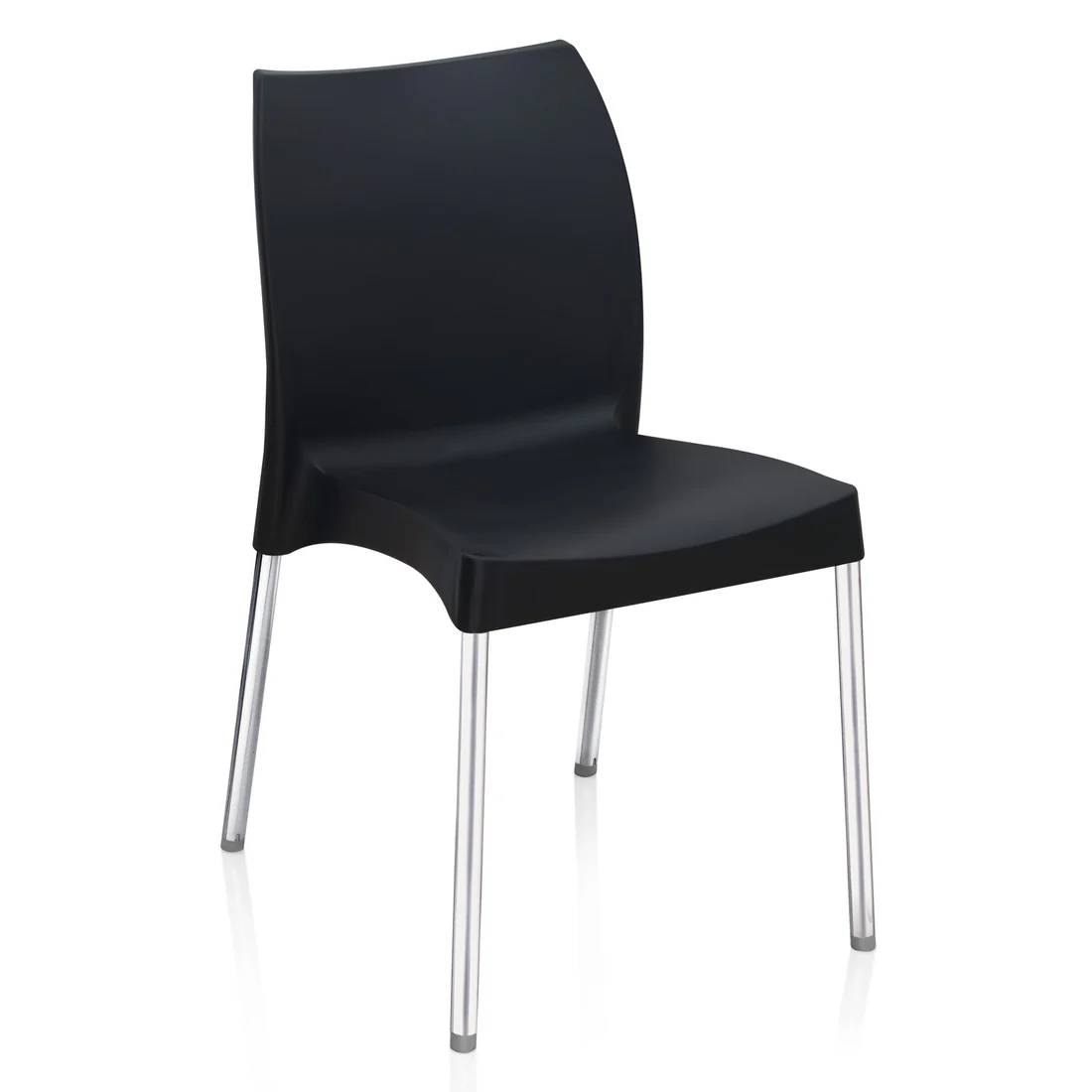 Novella 07 Cafeteria Chair with Stainless Steel Legs01